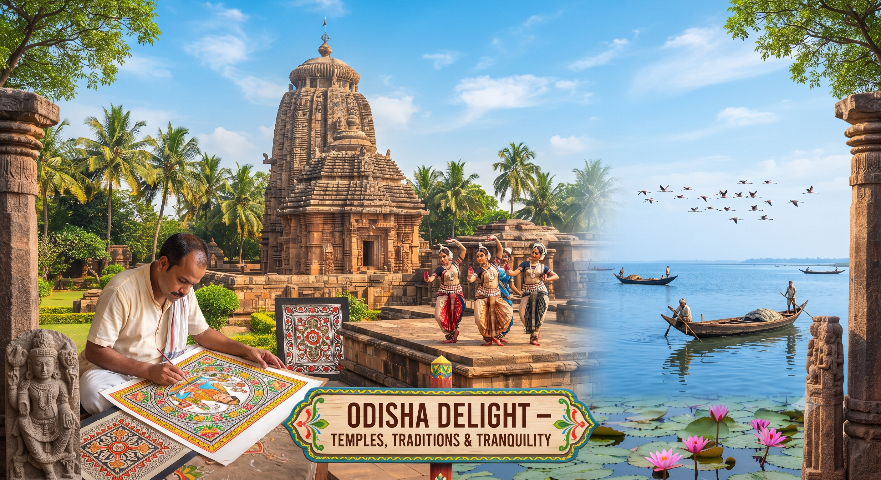 Odisha Delight - Temples, Traditions & Tranquility